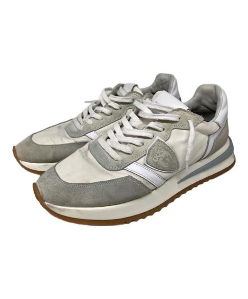 PHILIPPE MODEL（フィリップ モデル）PHILIPPE MODEL (フィリップ モデル) ローカットスニーカー アイボリー サイズ:41の古着・服飾アイテム