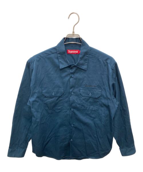 SUPREME（シュプリーム）SUPREME (シュプリーム) Snow White Work Shirt/スノーホワイトワークシャツ ネイビー サイズ:Ｓの古着・服飾アイテム
