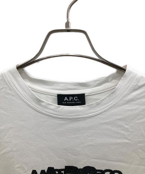 A.P.C.（アーペーセー）A.P.C. (アーペーセー) プリントTシャツ ホワイト サイズ:Mの古着・服飾アイテム