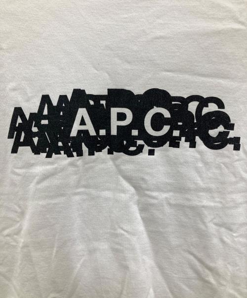 A.P.C.（アーペーセー）A.P.C. (アーペーセー) プリントTシャツ ホワイト サイズ:Mの古着・服飾アイテム