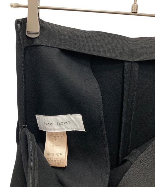 PLAIN PEOPLE（プレインピープル）PLAIN PEOPLE (プレインピープル) ウールパンツ ブラック サイズ:4の古着・服飾アイテム