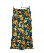 IENA LA BOUCLEイエナ ラ ブークル）の古着「フラワープリントイージーパンツ」｜マルチカラー