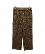 journal standard luxeジャーナルスタンダード ラックス）の古着「レオパードイージーパンツ」｜ブラウン