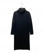 MUSE de Deuxieme Classeミューズ ドゥーズィエム クラス）の古着「CAPRI タートルネック ワンピース」｜ブラック