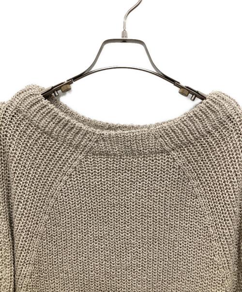 MUSE de Deuxieme Classe（ミューズ ドゥーズィエム クラス）MUSE de Deuxieme Classe (ミューズ ドゥーズィエム クラス) Lily Linen アゼプルオーバー ベージュ サイズ:表記無し(実寸ご確認ください）の古着・服飾アイテム