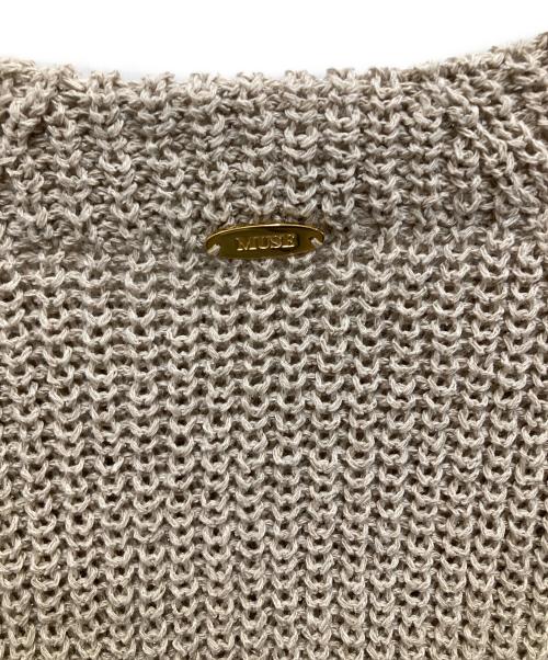 MUSE de Deuxieme Classe（ミューズ ドゥーズィエム クラス）MUSE de Deuxieme Classe (ミューズ ドゥーズィエム クラス) Lily Linen アゼプルオーバー ベージュ サイズ:表記無し(実寸ご確認ください）の古着・服飾アイテム