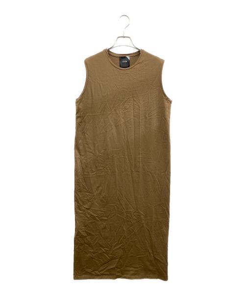 ATON（エイトン）ATON (エイトン) ノースリーブワンピース ブラウン サイズ:2の古着・服飾アイテム
