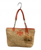 TORY BURCHトリーバーチ）の古着「カゴバッグ」｜ベージュ