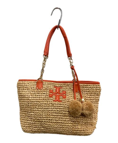 TORY BURCH（トリーバーチ）TORY BURCH (トリーバーチ) カゴバッグ ベージュの古着・服飾アイテム