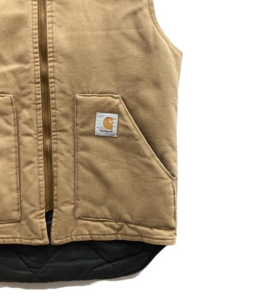 CarHartt（カーハート）CarHartt (カーハート) ダックベスト ブラウン サイズ:不明(実寸をご確認ください)の古着・服飾アイテム