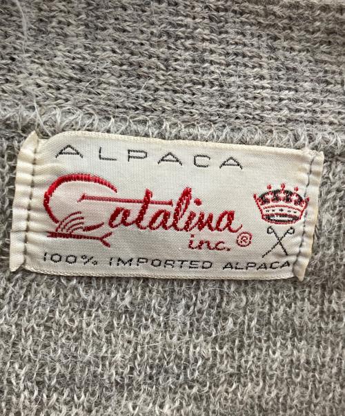 CATALINA（カタリナ）CATALINA (カタリナ) ニットカーディガン グレー サイズ:表記無し(実寸ご確認ください）の古着・服飾アイテム