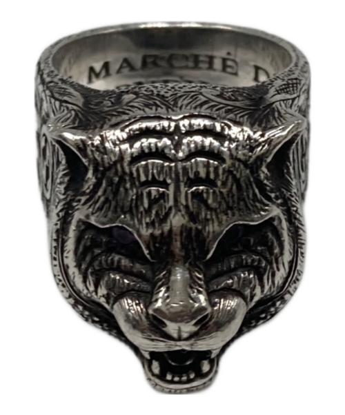 GUCCI（グッチ）GUCCI (グッチ) ガーデンキャットヘッドリング サイズ:14の古着・服飾アイテム