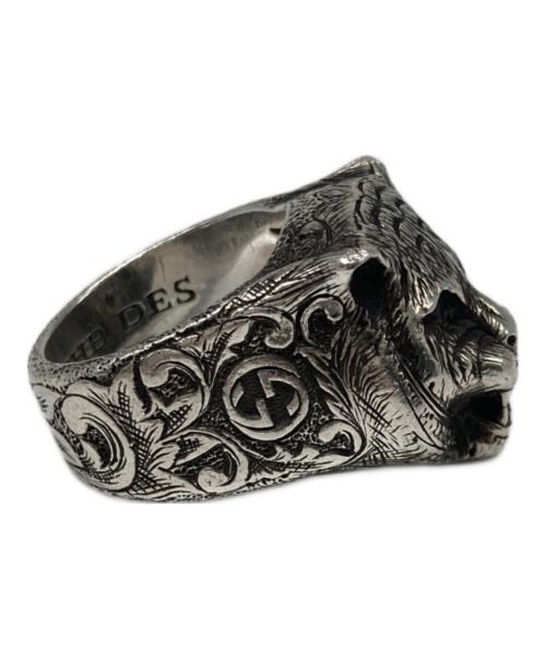 GUCCI（グッチ）GUCCI (グッチ) ガーデンキャットヘッドリング サイズ:14の古着・服飾アイテム