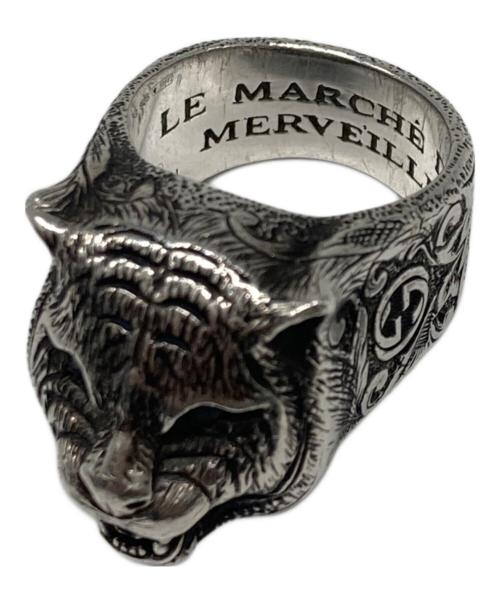 GUCCI（グッチ）GUCCI (グッチ) ガーデンキャットヘッドリング サイズ:14の古着・服飾アイテム