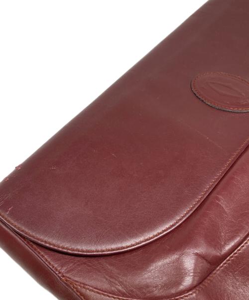 Cartier（カルティエ）Cartier (カルティエ) クラッチバッグ レッドの古着・服飾アイテム