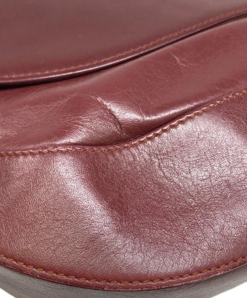 Cartier（カルティエ）Cartier (カルティエ) クラッチバッグ レッドの古着・服飾アイテム