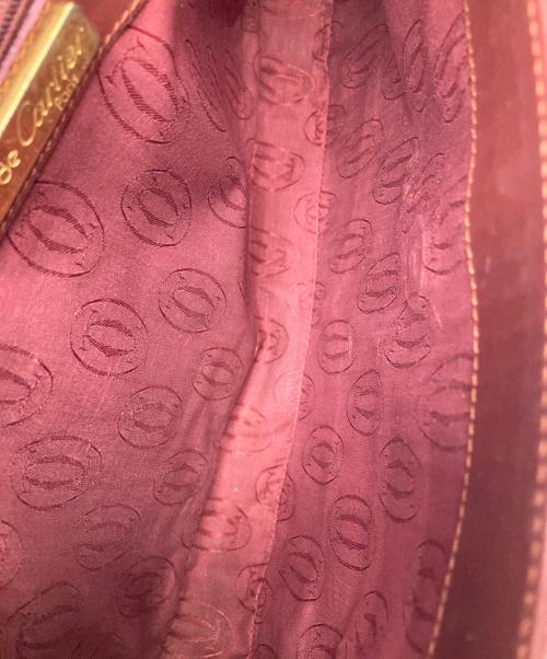 Cartier（カルティエ）Cartier (カルティエ) クラッチバッグ レッドの古着・服飾アイテム