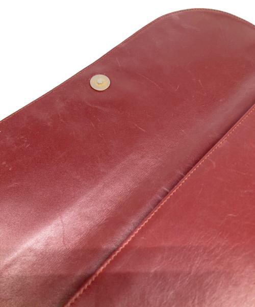 Cartier（カルティエ）Cartier (カルティエ) クラッチバッグ レッドの古着・服飾アイテム