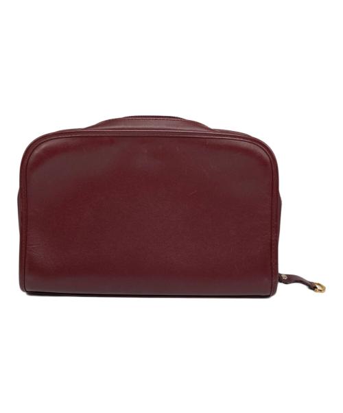Cartier（カルティエ）Cartier (カルティエ) クラッチバッグ レッドの古着・服飾アイテム