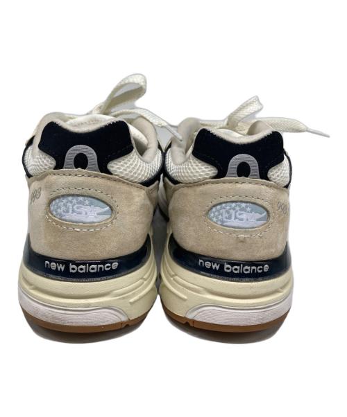 NEW BALANCE（ニューバランス）NEW BALANCE (ニューバランス) 993ローカットスニーカー アイボリー サイズ:24.5cmの古着・服飾アイテム