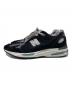 NEW BALANCE (ニューバランス) 991V2 ローカットスニーカー ブラック サイズ:UK8 1/2：17000円