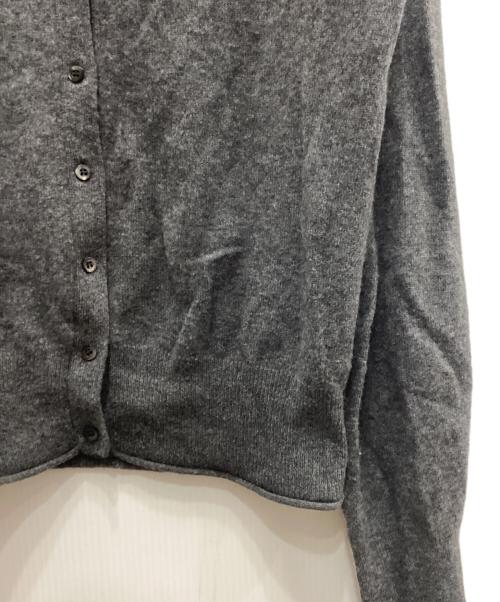 MIESROHE（ミースロエ）MIESROHE (ミースロエ) オープンカラーデザインカシミアニットCD グレー サイズ:FREEの古着・服飾アイテム