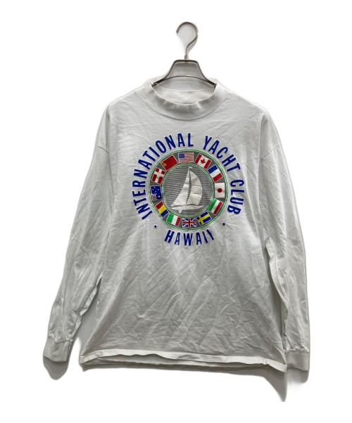 JIMMY'Z（ジミーズ）JIMMY'Z (ジミーズ) 90'sヴィンテージ長袖カットソー ホワイト サイズ:X-LARGEの古着・服飾アイテム