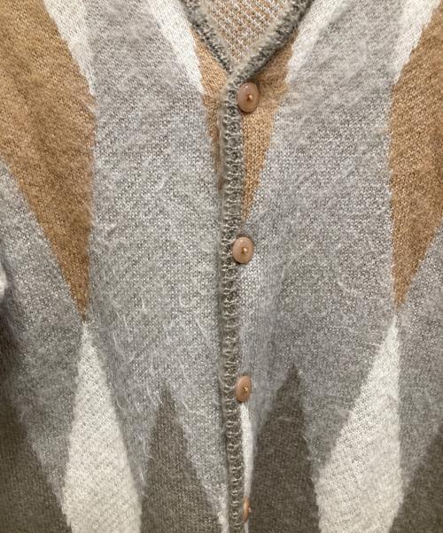 TOWN CRAFT（タウンクラフト）TOWN CRAFT (タウンクラフト) シャギーニットカーディガン ベージュ サイズ:Sの古着・服飾アイテム