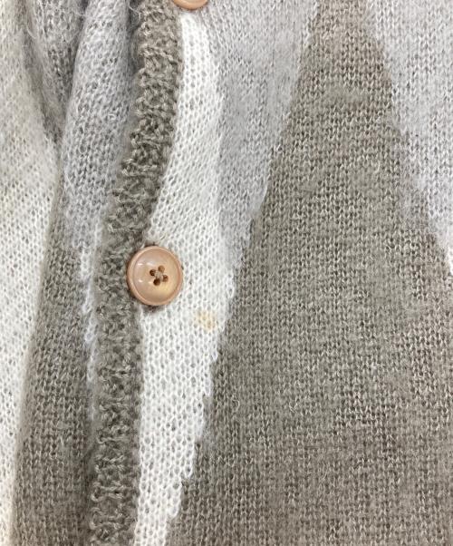 TOWN CRAFT（タウンクラフト）TOWN CRAFT (タウンクラフト) シャギーニットカーディガン ベージュ サイズ:Sの古着・服飾アイテム