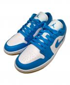NIKEナイキ）の古着「W's Air Jordan 1 low/ウィズ エア ジョーダン 1 ロー」｜ホワイト×ブルー