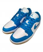 NIKEナイキ）の古着「W's Air Jordan 1 low/ウィズ エア ジョーダン 1 ロー」｜ホワイト×ブルー