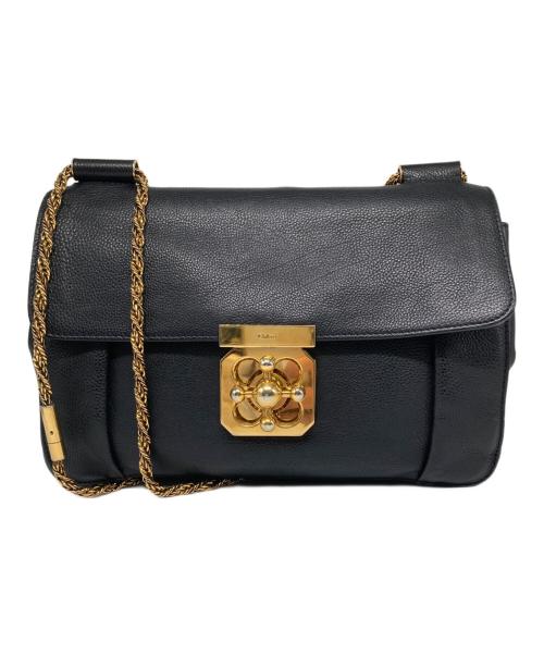 Chloe（クロエ）Chloe (クロエ) チェーンショルダーバッグ ブラックの古着・服飾アイテム