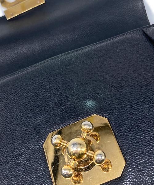 Chloe（クロエ）Chloe (クロエ) チェーンショルダーバッグ ブラックの古着・服飾アイテム