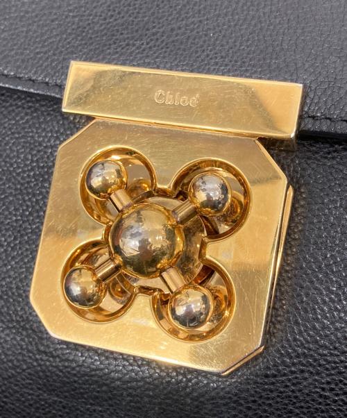 Chloe（クロエ）Chloe (クロエ) チェーンショルダーバッグ ブラックの古着・服飾アイテム