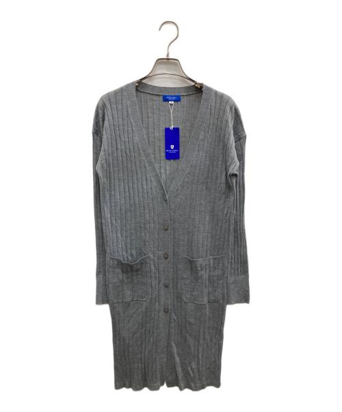 BLUE LABEL CRESTBRIDGE（ブルーレーベルクレストブリッジ）BLUE LABEL CRESTBRIDGE (ブルーレーベルクレストブリッジ) ロングカーディガン グレー サイズ:Mの古着・服飾アイテム