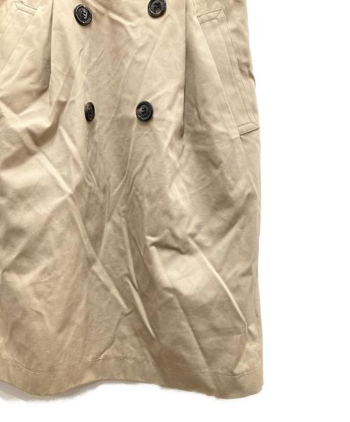 BLUE LABEL CRESTBRIDGE（ブルーレーベルクレストブリッジ）BLUE LABEL CRESTBRIDGE (ブルーレーベルクレストブリッジ) ドッキングワンピース ブラック×ベージュ サイズ:Mの古着・服飾アイテム