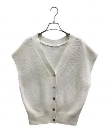 Noble（ノーブル）の古着「ペーパーヤーン2WAYベスト」｜ホワイト