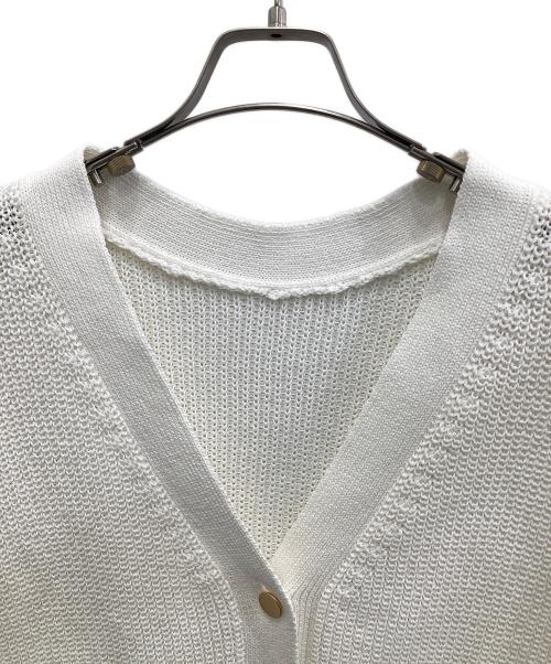 Noble（ノーブル）Noble (ノーブル) ペーパーヤーン2WAYベスト ホワイト サイズ:表記無し(実寸ご確認ください）の古着・服飾アイテム