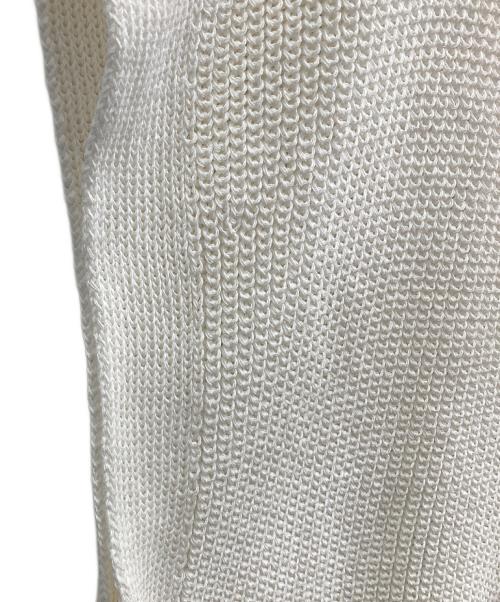 Noble（ノーブル）Noble (ノーブル) ペーパーヤーン2WAYベスト ホワイト サイズ:表記無し(実寸ご確認ください）の古着・服飾アイテム