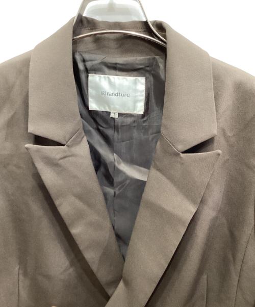 Rirandture（リランドチュール）Rirandture (リランドチュール) ダブルジャケット ブラウン サイズ:１の古着・服飾アイテム