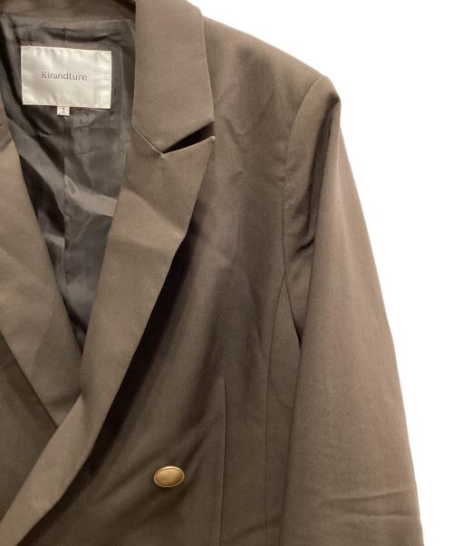 Rirandture（リランドチュール）Rirandture (リランドチュール) ダブルジャケット ブラウン サイズ:１の古着・服飾アイテム