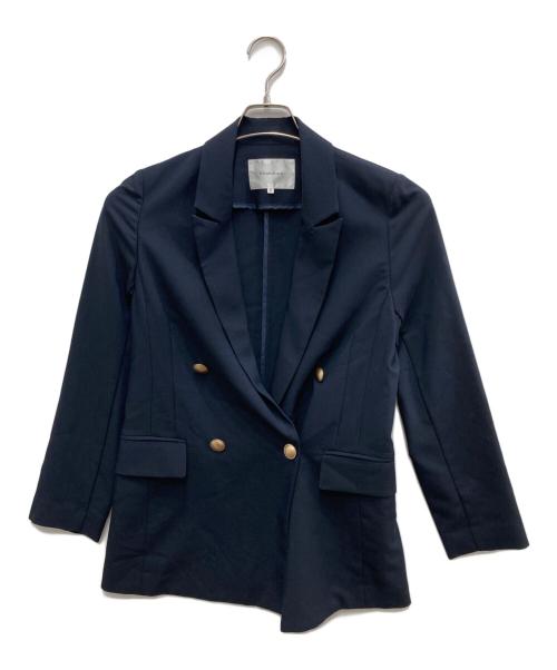 Rirandture（リランドチュール）Rirandture (リランドチュール) ダブルジャケット ネイビーの古着・服飾アイテム