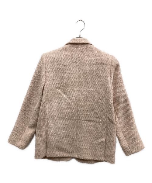 Apuweiser-riche（アプワイザーリッシェ）Apuweiser-riche (アプワイザーリッシェ) ツイードジャケット ピンク サイズ:1の古着・服飾アイテム