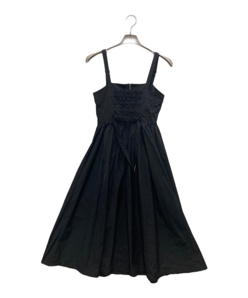 Rirandture（リランドチュール）Rirandture (リランドチュール) タフタフレアジャンスカ ブラック サイズ:1の古着・服飾アイテム