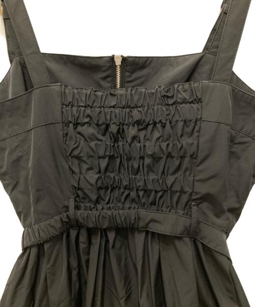 Rirandture（リランドチュール）Rirandture (リランドチュール) タフタフレアジャンスカ ブラック サイズ:1の古着・服飾アイテム