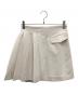 COCODEAL（ココディール）の古着「サイドプリーツミニスカショ」｜ホワイト