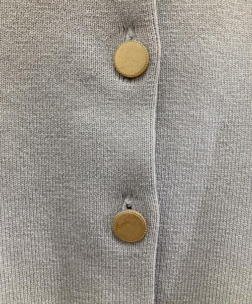 Rirandture（リランドチュール）Rirandture (リランドチュール) 金釦ニットジャケット スカイブルー サイズ:2の古着・服飾アイテム