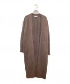 CINOHチノ）の古着「スムースニットガウン」｜ブラウン