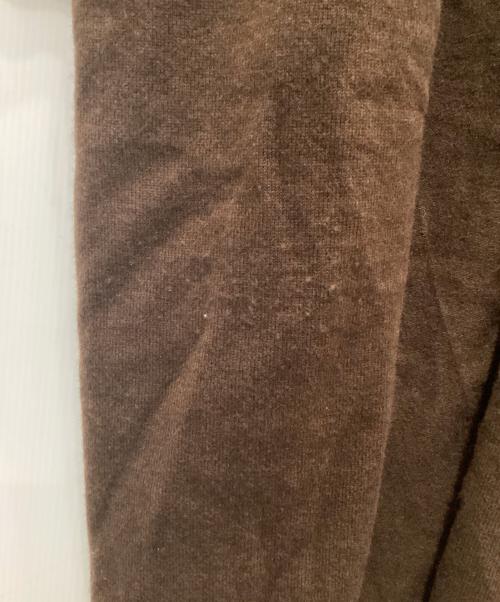 CINOH（チノ）CINOH (チノ) スムースニットガウン ブラウン サイズ:38の古着・服飾アイテム