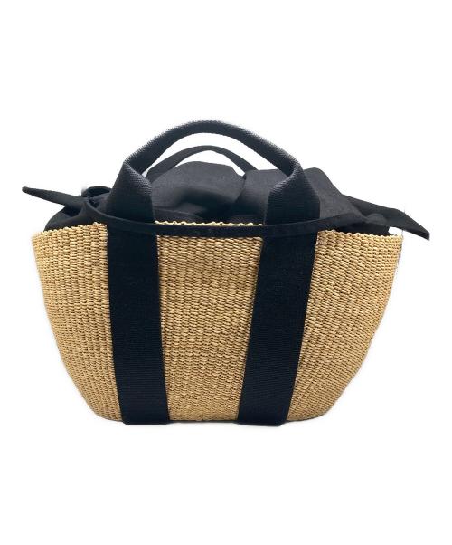 muun（ムーニュ）MUUN (ムーニュ) カゴバッグ ベージュの古着・服飾アイテム